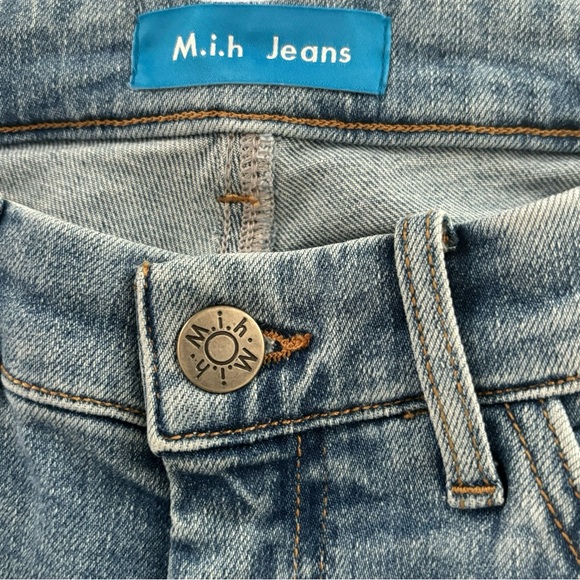 M.I.H  LIMITED EDITION HIGH RISE CROPPED BELL LOU JEANS 29 - Picture 10 of 12